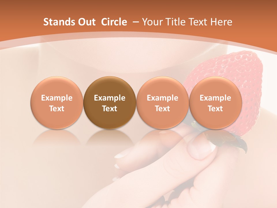 Beautiful Red Lips PowerPoint Template