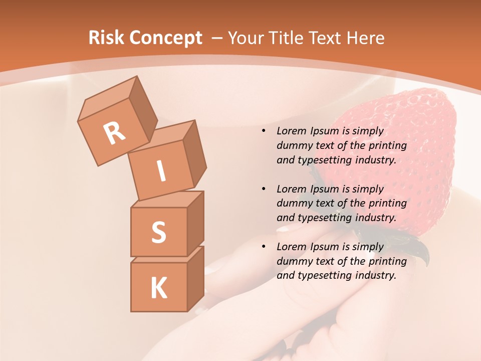 Beautiful Red Lips PowerPoint Template