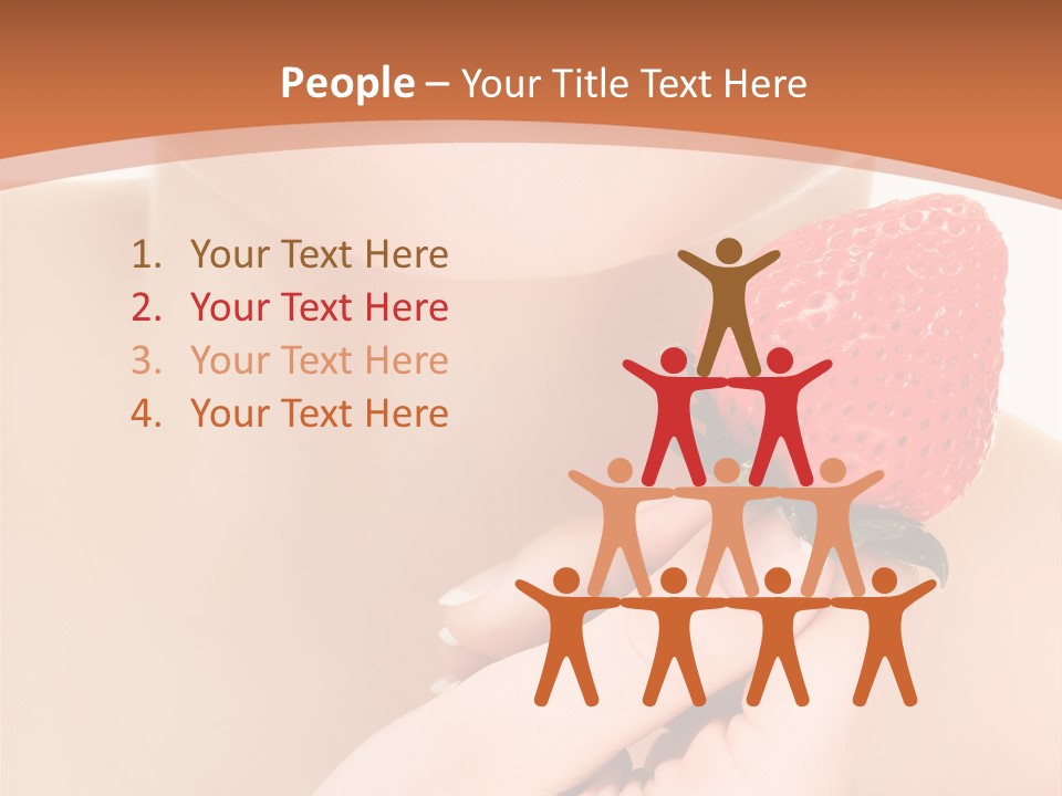 Beautiful Red Lips PowerPoint Template