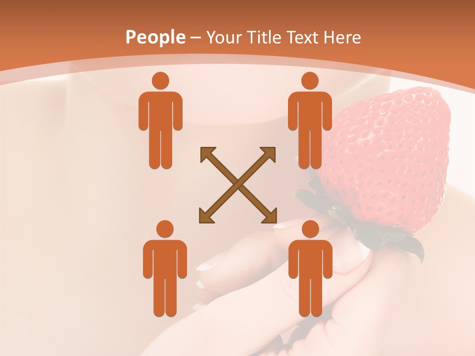 Beautiful Red Lips PowerPoint Template