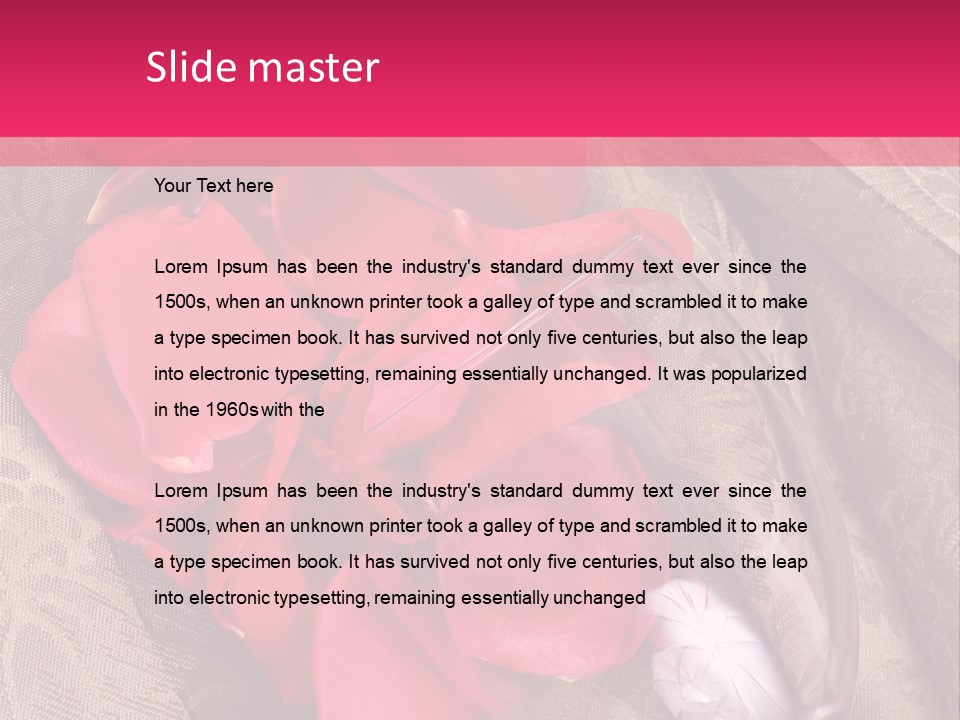 Bridal Celebration Valentines PowerPoint Template