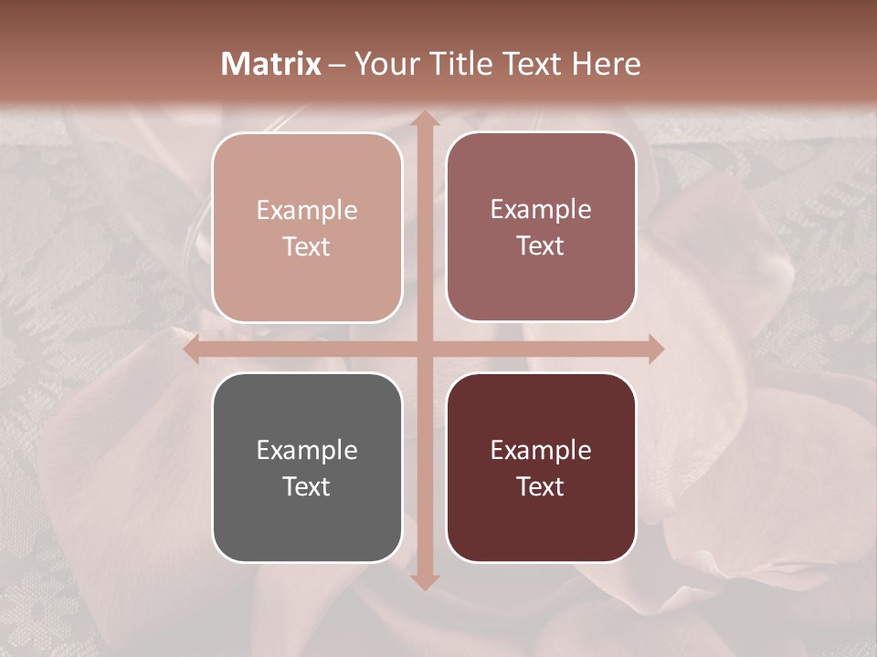 Rose Dining Expensive PowerPoint Template