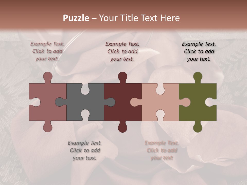 Rose Dining Expensive PowerPoint Template