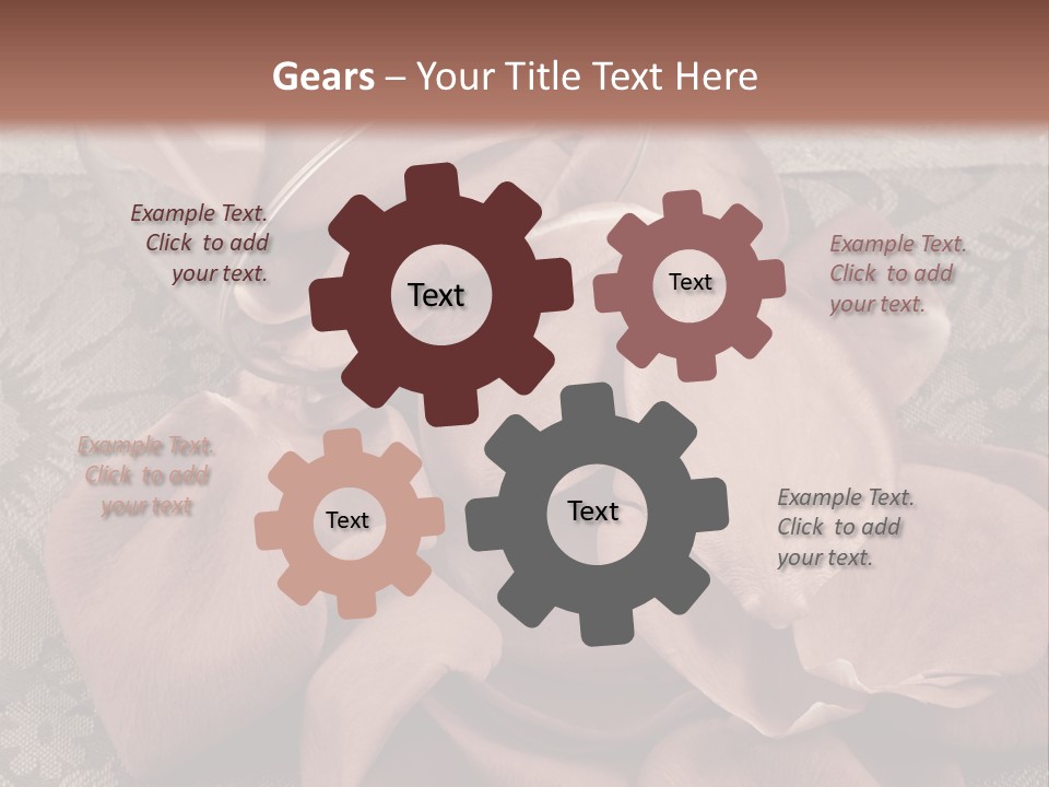 Rose Dining Expensive PowerPoint Template