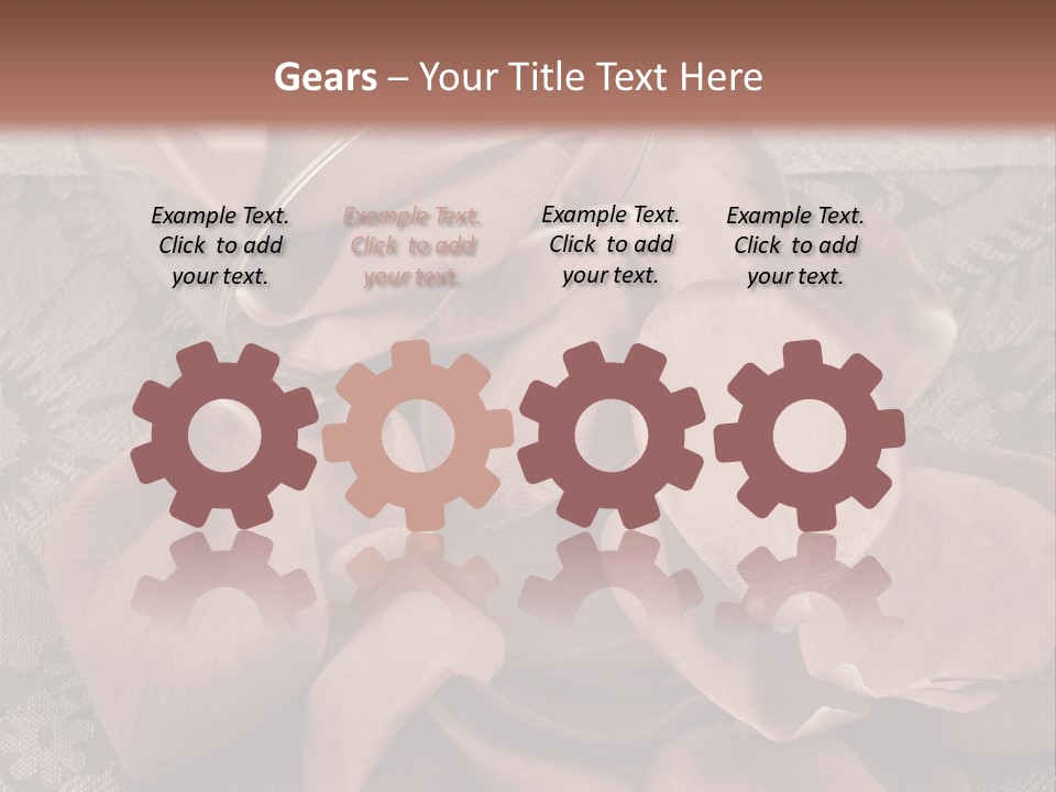 Rose Dining Expensive PowerPoint Template