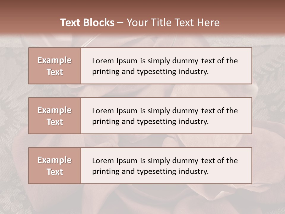 Rose Dining Expensive PowerPoint Template