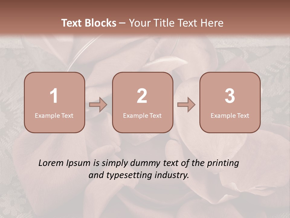 Rose Dining Expensive PowerPoint Template