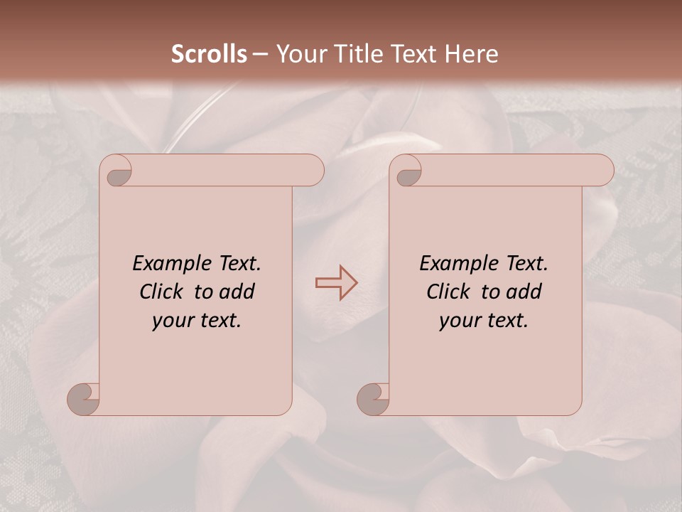 Rose Dining Expensive PowerPoint Template