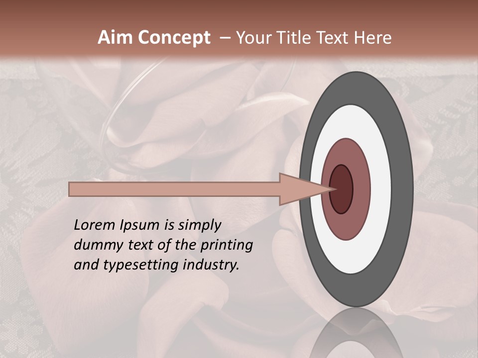 Rose Dining Expensive PowerPoint Template