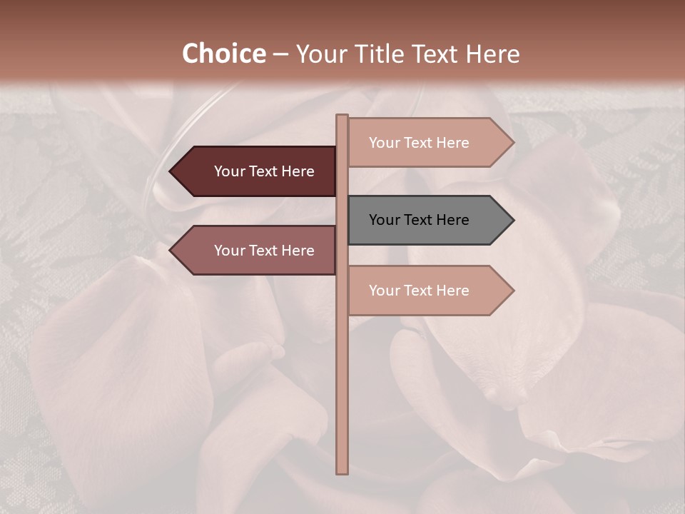 Rose Dining Expensive PowerPoint Template