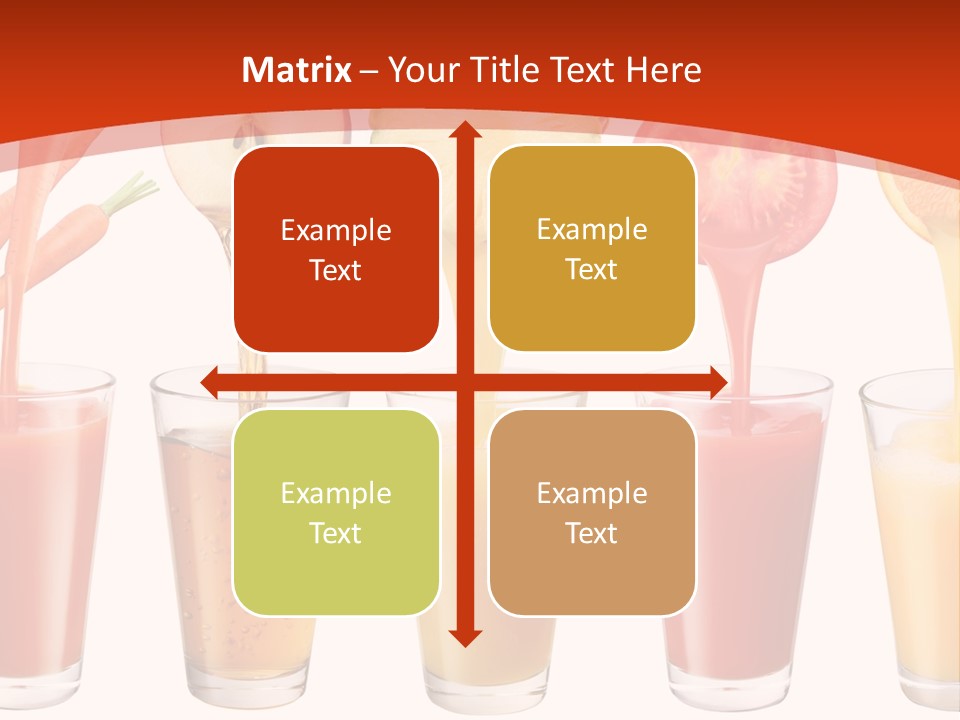 Fruits And Vegetables Juices PowerPoint Template