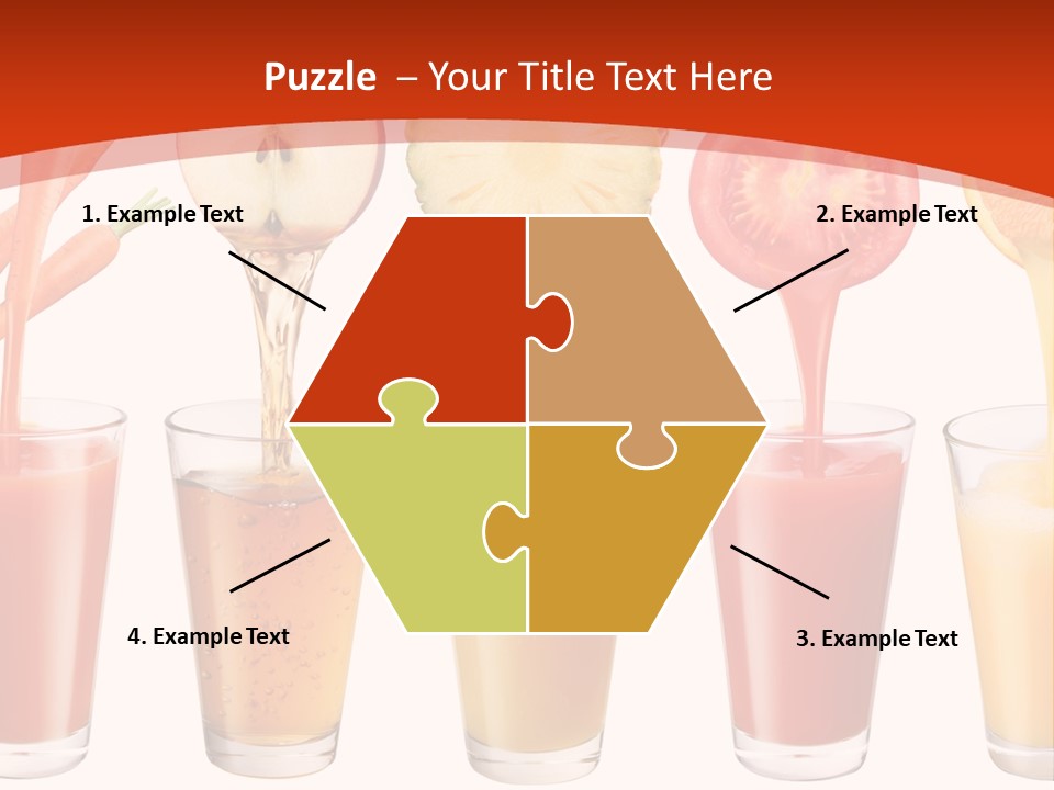 Fruits And Vegetables Juices PowerPoint Template