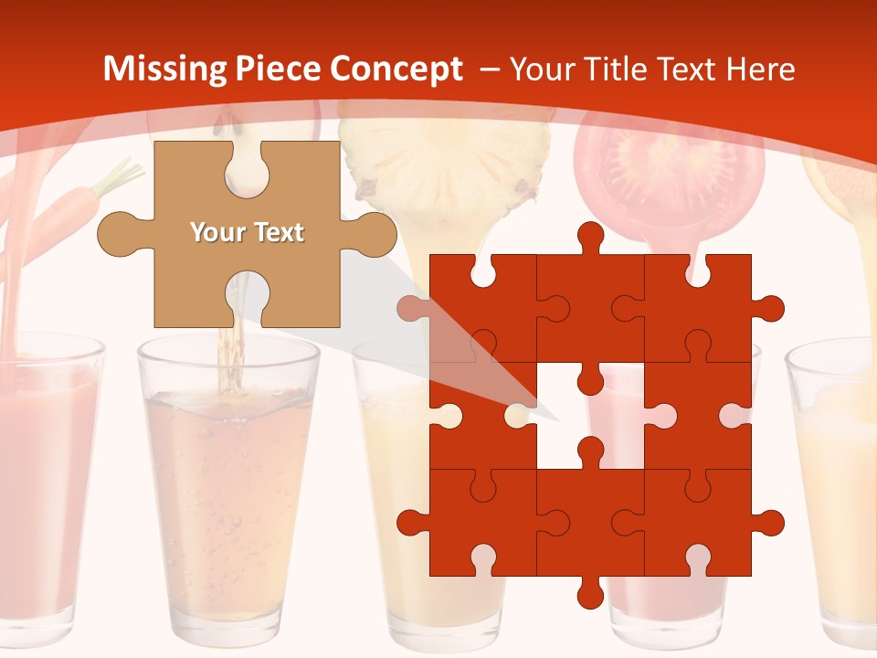 Fruits And Vegetables Juices PowerPoint Template