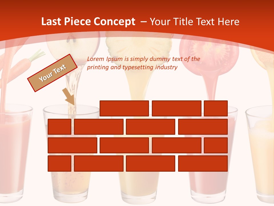 Fruits And Vegetables Juices PowerPoint Template