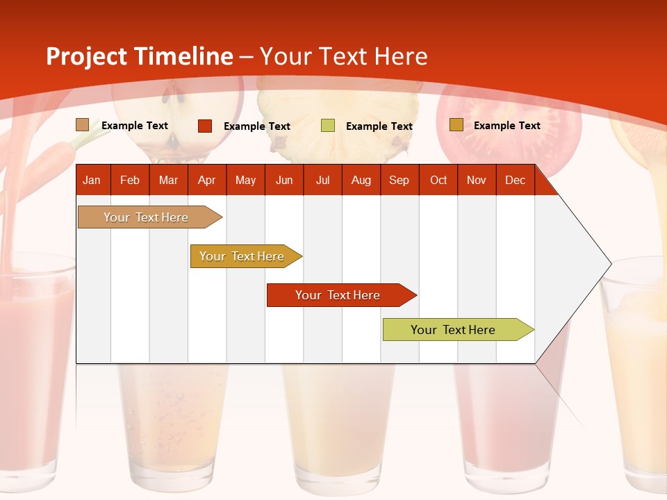Fruits And Vegetables Juices PowerPoint Template