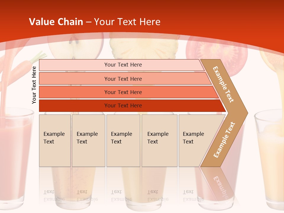 Fruits And Vegetables Juices PowerPoint Template
