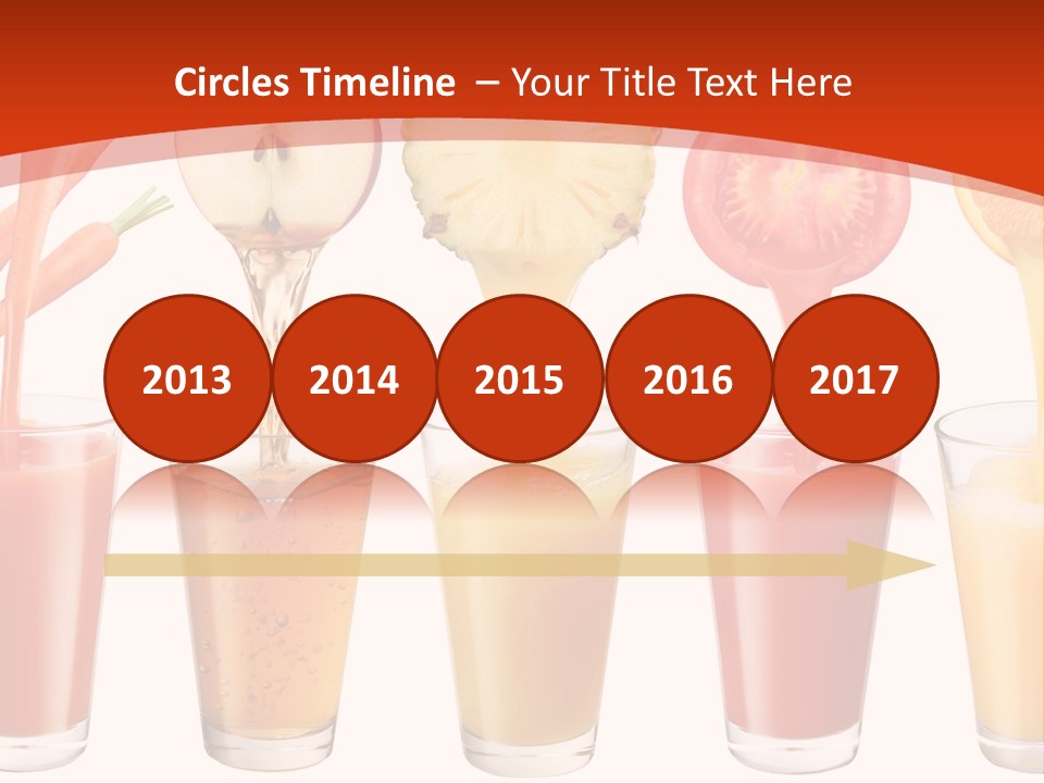 Fruits And Vegetables Juices PowerPoint Template