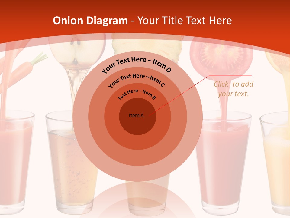 Fruits And Vegetables Juices PowerPoint Template