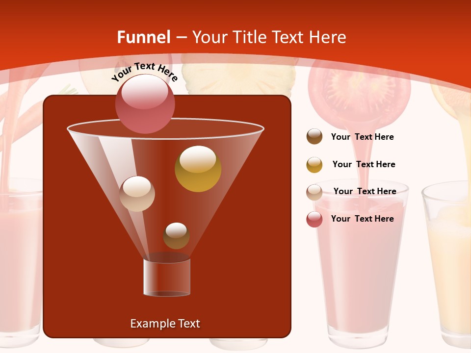 Fruits And Vegetables Juices PowerPoint Template