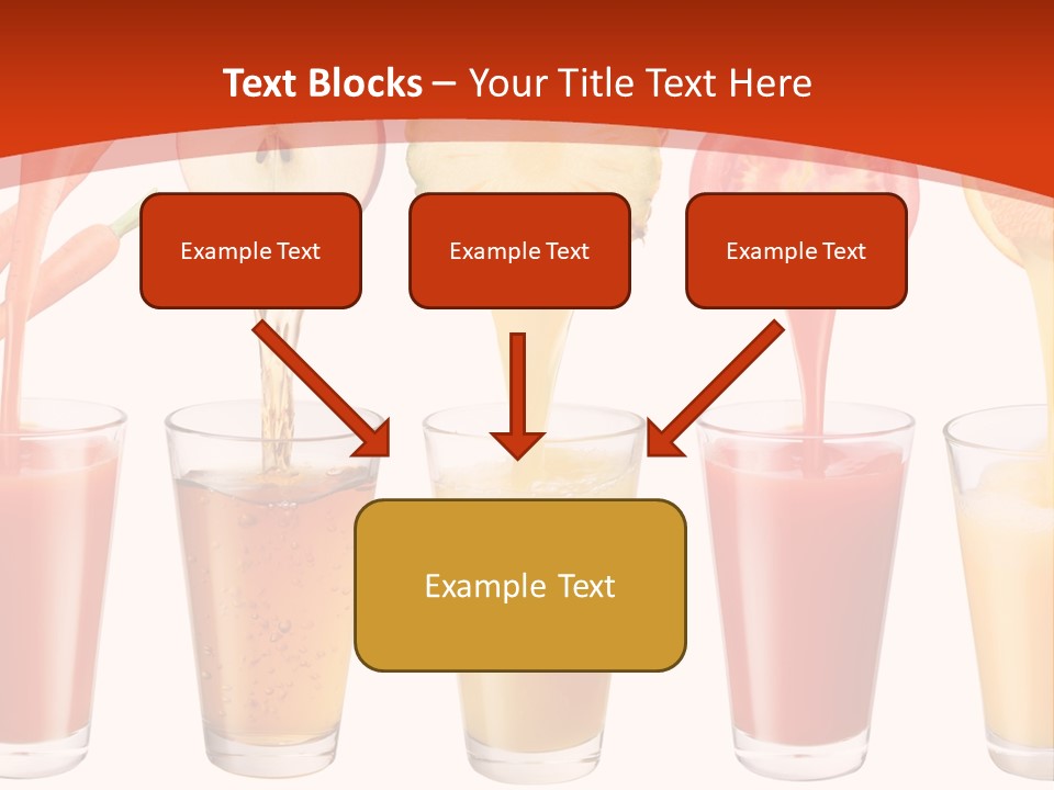 Fruits And Vegetables Juices PowerPoint Template