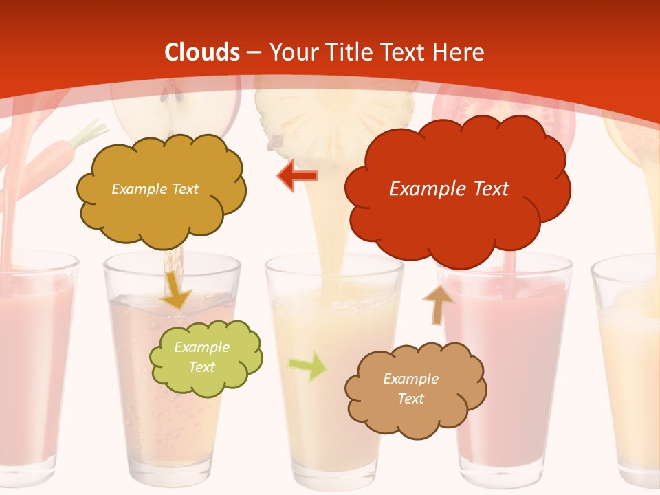 Fruits And Vegetables Juices PowerPoint Template