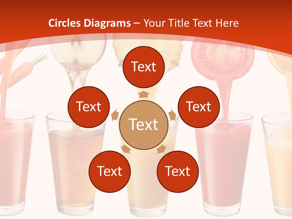 Fruits And Vegetables Juices PowerPoint Template