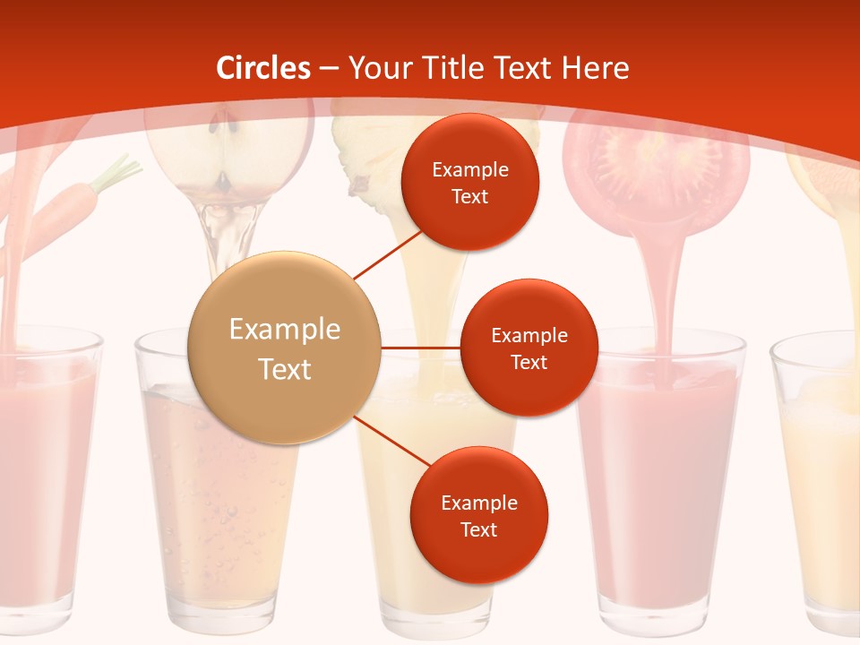 Fruits And Vegetables Juices PowerPoint Template