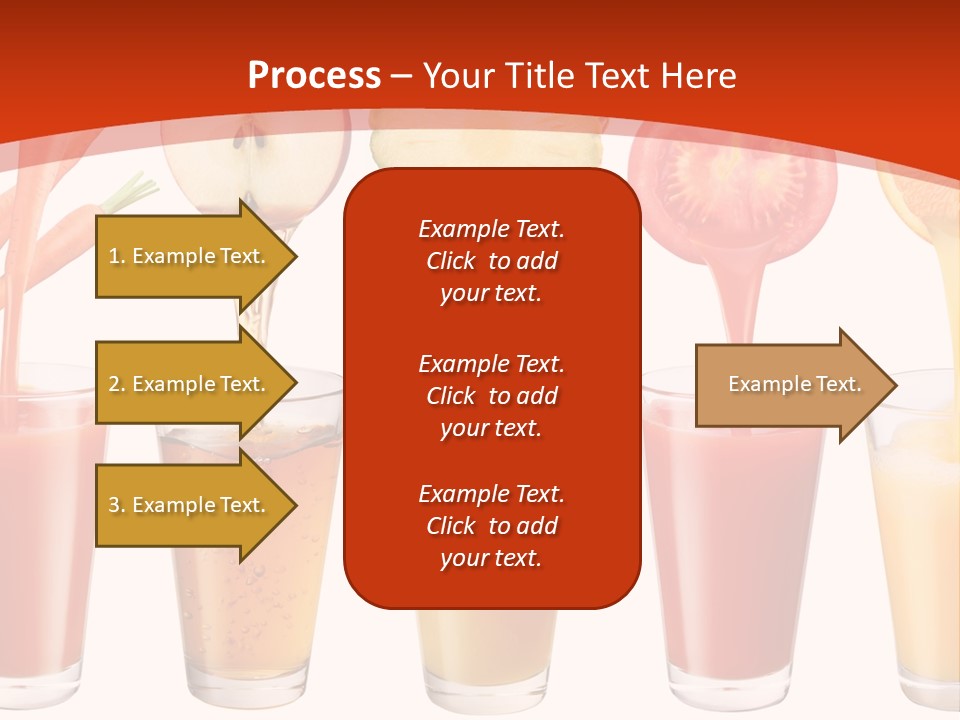 Fruits And Vegetables Juices PowerPoint Template