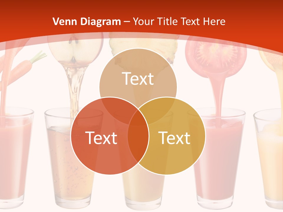 Fruits And Vegetables Juices PowerPoint Template
