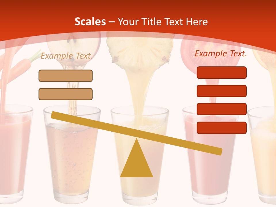 Fruits And Vegetables Juices PowerPoint Template