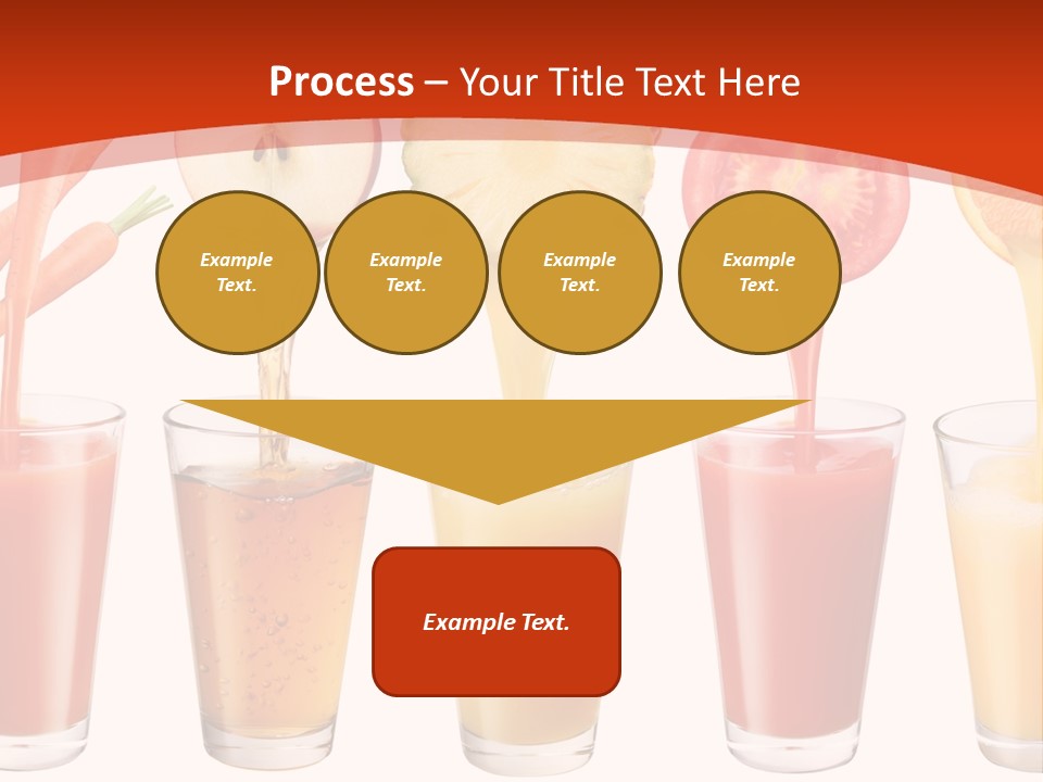 Fruits And Vegetables Juices PowerPoint Template