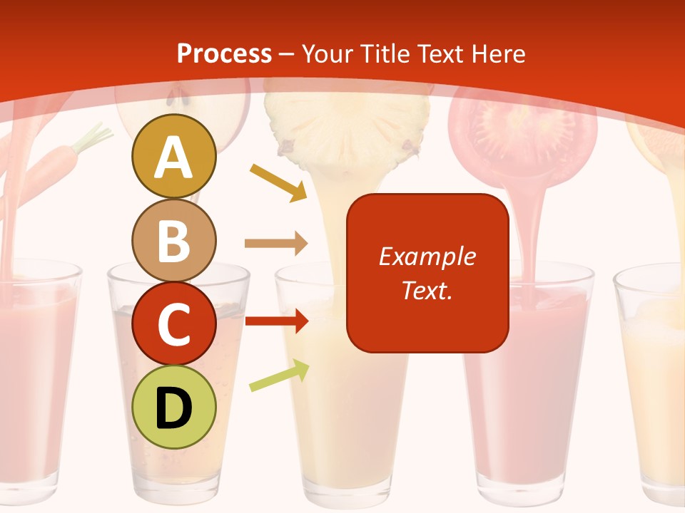 Fruits And Vegetables Juices PowerPoint Template
