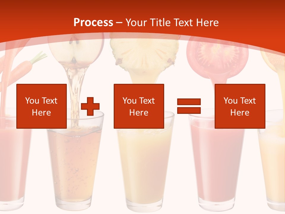 Fruits And Vegetables Juices PowerPoint Template