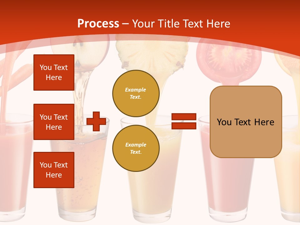 Fruits And Vegetables Juices PowerPoint Template