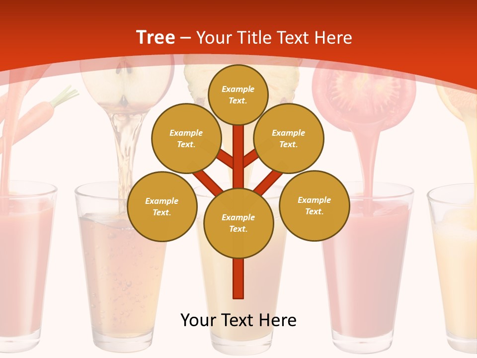Fruits And Vegetables Juices PowerPoint Template