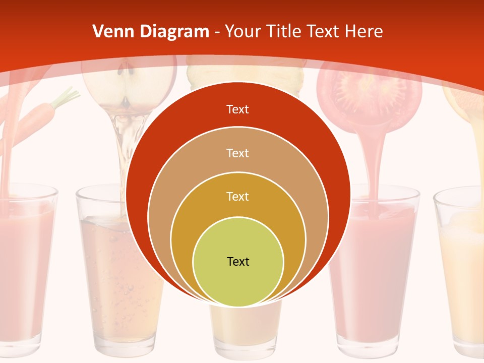 Fruits And Vegetables Juices PowerPoint Template