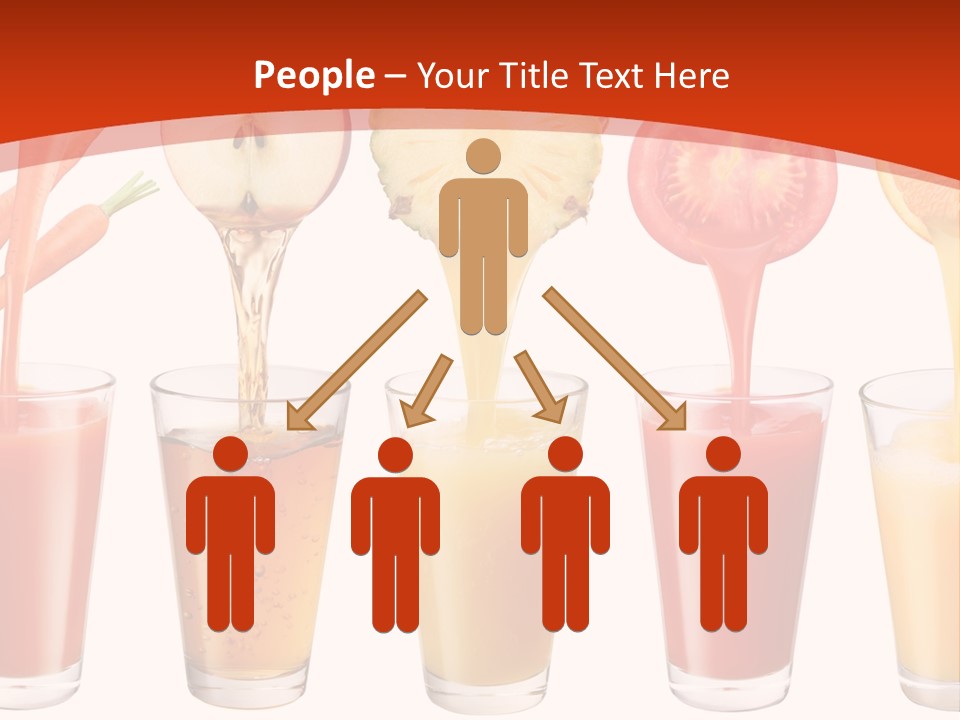 Fruits And Vegetables Juices PowerPoint Template