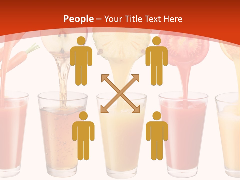 Fruits And Vegetables Juices PowerPoint Template