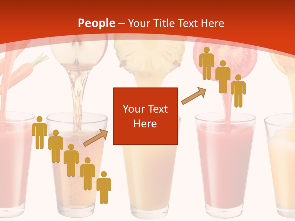 Fruits And Vegetables Juices PowerPoint Template