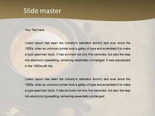 Coffee Cup PowerPoint Template