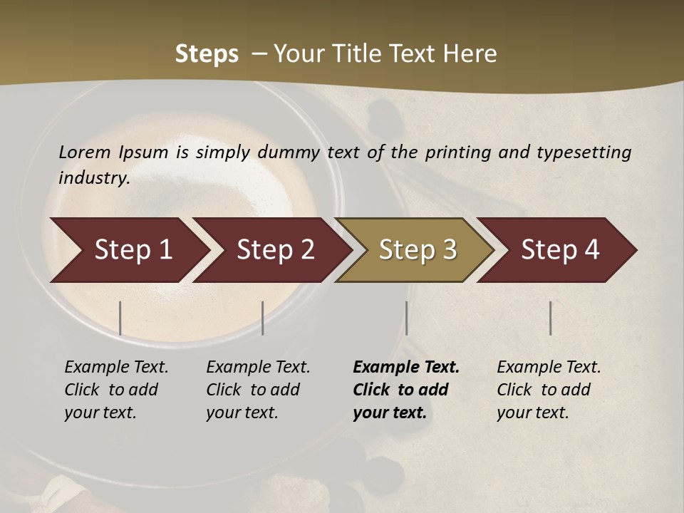 Coffee Cup PowerPoint Template