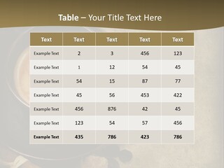 Coffee Cup PowerPoint Template