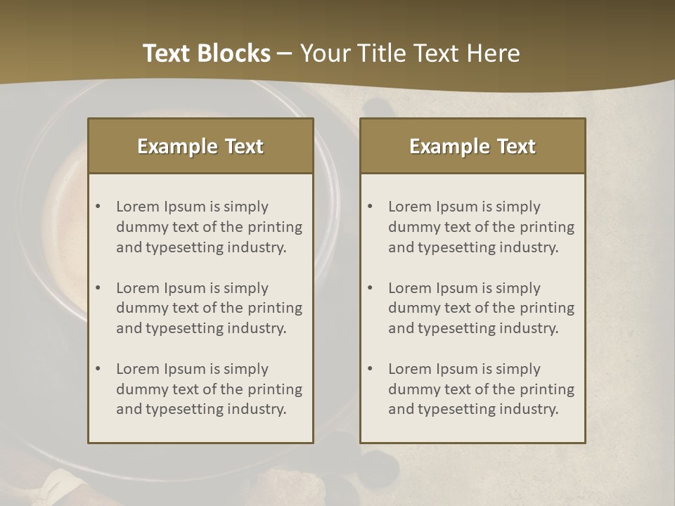 Coffee Cup PowerPoint Template