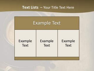 Coffee Cup PowerPoint Template