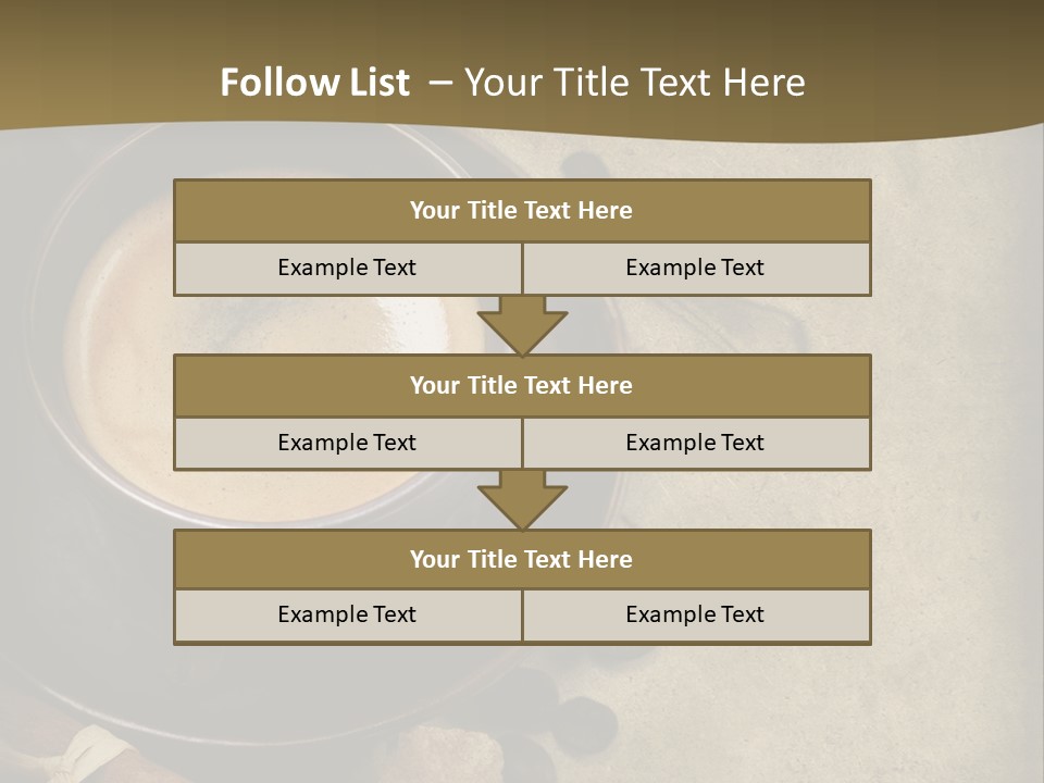Coffee Cup PowerPoint Template