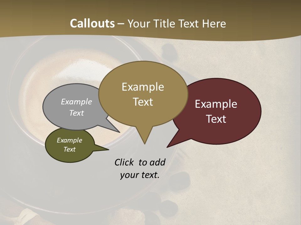 Coffee Cup PowerPoint Template