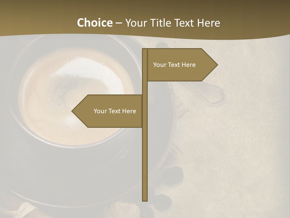 Coffee Cup PowerPoint Template