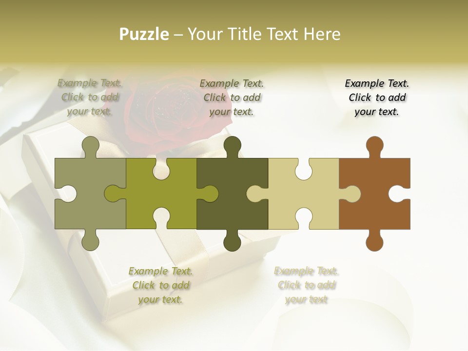 Sweet Rose Silk PowerPoint Template