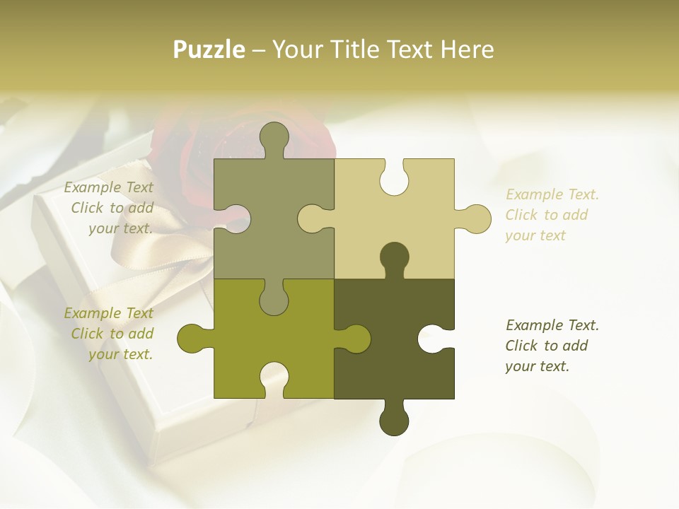 Sweet Rose Silk PowerPoint Template