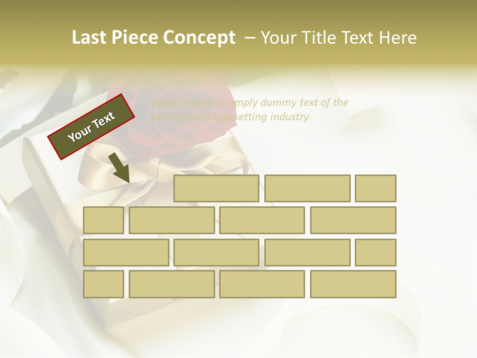 Sweet Rose Silk PowerPoint Template